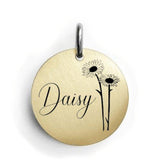 Classic Birth Month Flower (Double Sided) - www.FancyPetTags.com