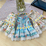 Daisy Lace Pet Dress - 3: FancyPetTags.com