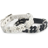 Decorative Pearl Collar - FancyPetTags.com