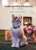 Dreamy Luxurious Rhinestones Pet Collar - 2: FancyPetTags.com