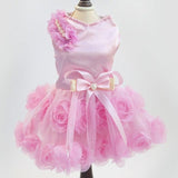 Exquisite Princess Floral Pet Dress - 11: FancyPetTags.com