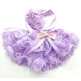 Exquisite Princess Floral Pet Dress - 7: FancyPetTags.com