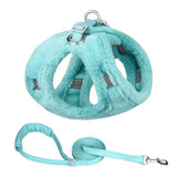 Fluffy Back Clip No Pull Harness & Leash Combo - 3: FancyPetTags.com