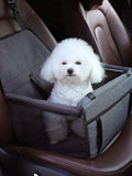 Folding Car Seat Safety Pet Basket - FancyPetTags.com