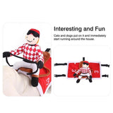 Funny Jockey Cosplay Pet Costume - www.FancyPetTags.com