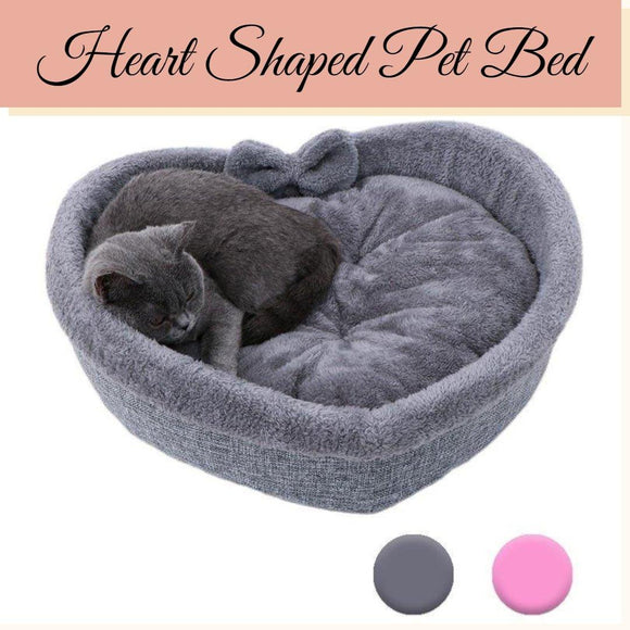 Heart Shaped Pet Bed - 1: FancyPetTags.com