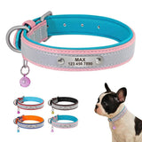High Reflective Personalized Pet Collar with Bell - 1: FancyPetTags.com