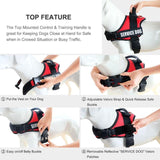 K9 Personalized Lift Handle Back Clip Harness Vest - 10: FancyPetTags.com
