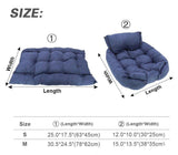Luxurious Cushioned Sofa or Nest Pet Bed Mat - 12: FancyPetTags.com