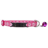 Nametag Rainbow Paw Collar with Bell FancyPetTags