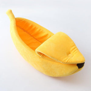 Peel Banana Pet Bed - 1: www.FancyPetTags.com