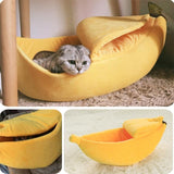 Peel Banana Pet Bed - 4: www.FancyPetTags.com
