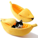 Peel Banana Pet Bed - 9: www.FancyPetTags.com