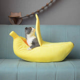 Peel Banana Pet Bed - 5: www.FancyPetTags.com