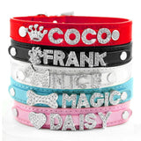 Personalized Bling Bling Rhinestone Collar - 2: FancyPetTags.com