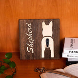 Personalized "Dog Butt" Leash Holder - 11: FancyPetTags.com
