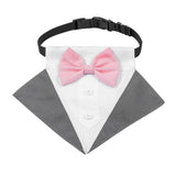 Pet Tuxedo Bandana Collar - 8: FancyPetTags.com