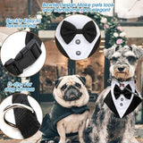 Pet Tuxedo Bandana Collar - 6: FancyPetTags.com