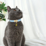 Premium Small Personalized Leather Collar with Bell - 6: FancyPetTags.com