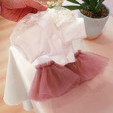 Princess Lace Pet Skirt - 5: FancyPetTags.com
