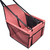 Folding Car Seat Safety Pet Basket - FancyPetTags.com