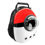 Red & White Capsule Pet Carrier FancyPetTags
