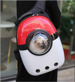 Red & White Capsule Pet Carrier FancyPetTags