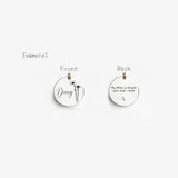 Shiny Birth Month Flower (Double Sided) - FancyPetTags.com