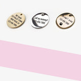 Shiny Filled Pattern (Double Sided) - FancyPetTags.com