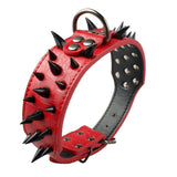 Spiked Leatherette Anti-Bite Collar - 8: FancyPetTags.com