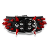 Spiked Leatherette Anti-Bite Collar - 15: FancyPetTags.com