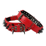Spiked Leatherette Anti-Bite Collar - 6: FancyPetTags.com