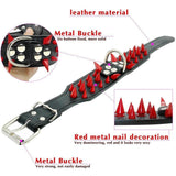 Spiked Leatherette Anti-Bite Collar - 10: FancyPetTags.com