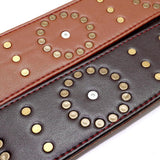 Spiked Studded Big Dog Genuine Leather Collar - 9: FancyPetTags.com