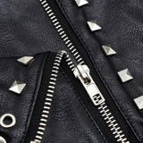 Studded Leather Pet Jacket - 8: www.FancyPetTags.com
