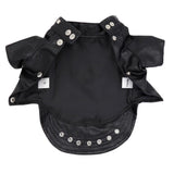 Studded Leather Pet Jacket - 6: www.FancyPetTags.com