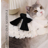 Stunningly Elegant Faux Fur Pet Overcoat - 2: FancyPetTags.com