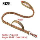 Tactical Bungee Dog Leash - 16: FancyPetTags.com