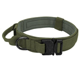 Tactical Dog Collar With Side Handle - www.FancyPetTags.com